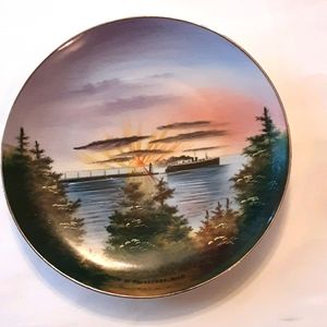 VINTAGE JONROTH HANDPAINTED PLATE